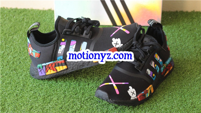 Kaws x Real boost Adidas NMD R1 Runner Custom